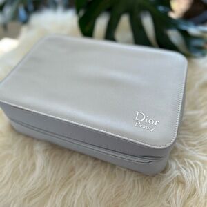 Dior makeup Cosmetic Traveling Case in gray